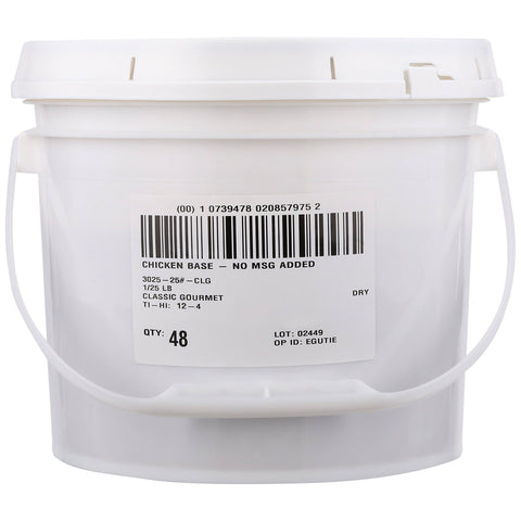 Classic Gourmet Select No Msg Chicken Base.
