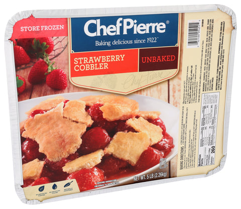 Sara Lee Chef Pierre Strawberry Cobbler, 5 Pound -- 2 per case.