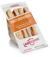 Landshire® SANDWICH ROAST BEEF & CHEESE IW 10000014461