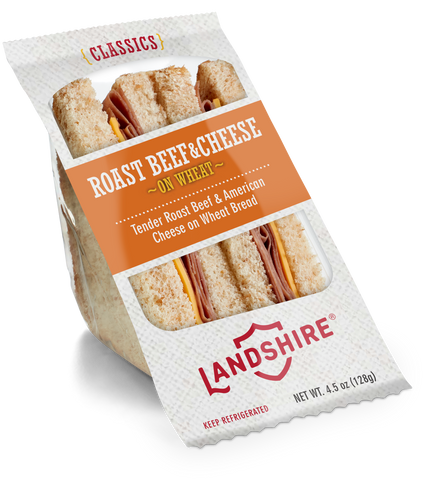 Landshire® SANDWICH ROAST BEEF & CHEESE IW 10000014461
