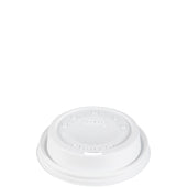 Dart LID CUP VENTED PLASTIC WHITE 10 OZ