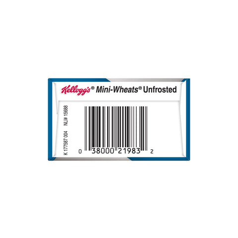 Kellogg's® CEREAL MINI-WHEATS® UNFROSTED BITE SIZE INDIVIDUAL BOX