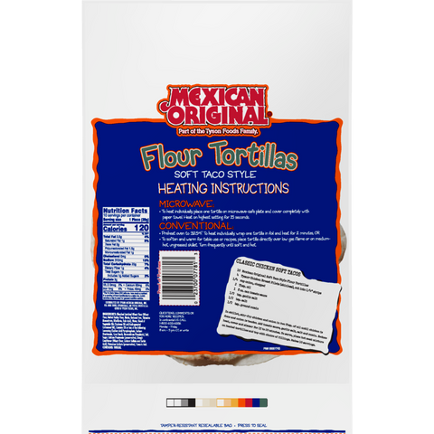 Mexican Original® TORTILLA FLOUR PRESSED WHITE 8