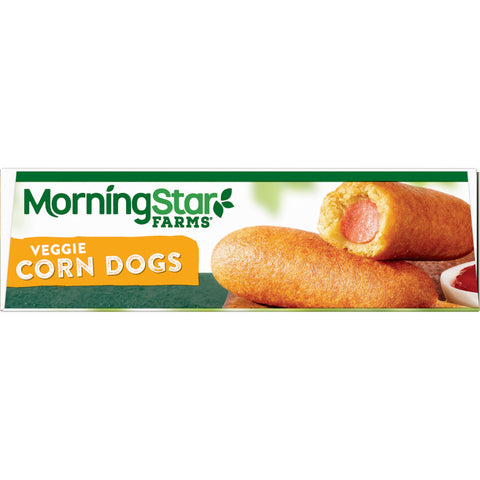 Morning Star Farms Meat Free Veggie Corn Dog, 10 Ounce -- 8 per case.