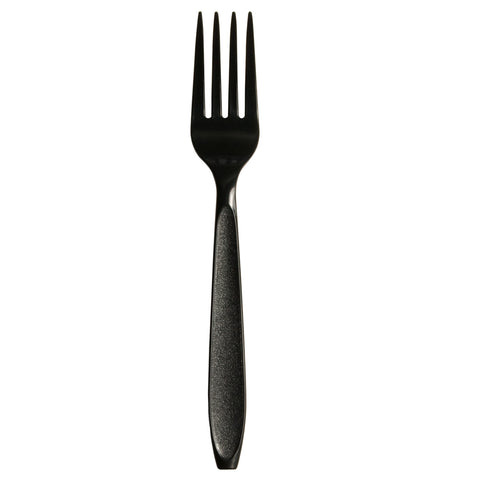 Solo® Impress™ FORK PLASTIC HEAVY WEIGHT BLACK PS