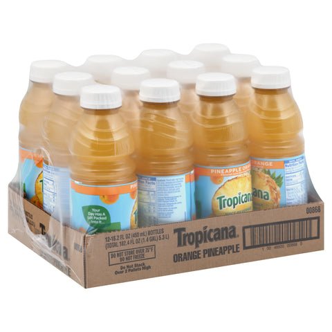 Tropicana JUICE ORANGE/PINEAPPLE 100% PLASTIC BOTTLE