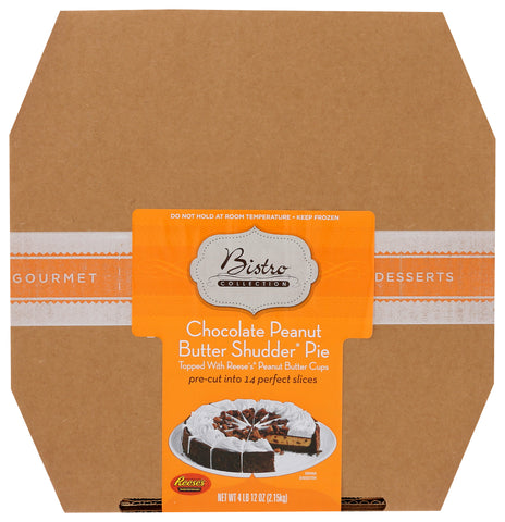 Sara Lee Frozen PIE CHOCOLATE PEANUT BUTTER SHUDDER ROUND 14 SLICE 10