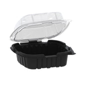 Crisp Food Technologies® CONTAINER PLASTIC HINGED LID 6X6