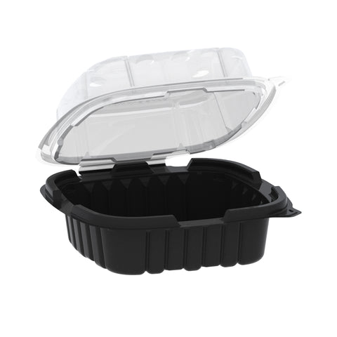 Crisp Food Technologies® CONTAINER PLASTIC HINGED LID 6X6