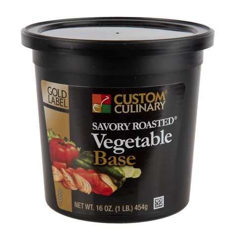 Custom Culinary Gold Label Savory Roasted Vegetable Base, 1 Pound -- 6 per case.