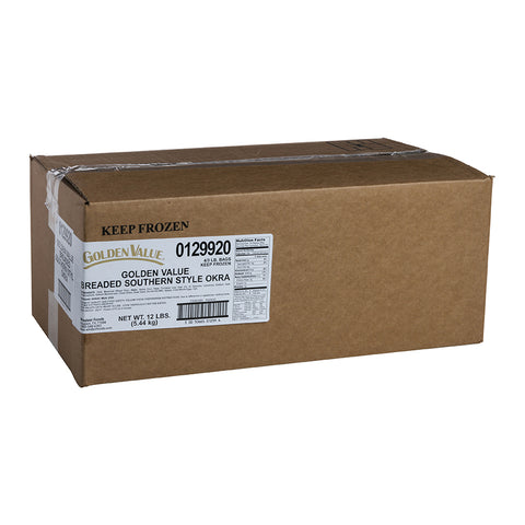Golden Value Southern Style Breaded Okra, 3 Pound -- 4 per case.