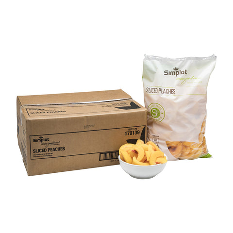 Simplot Classic Sliced Peaches Fruit, 5 Pound -- 4 per case.