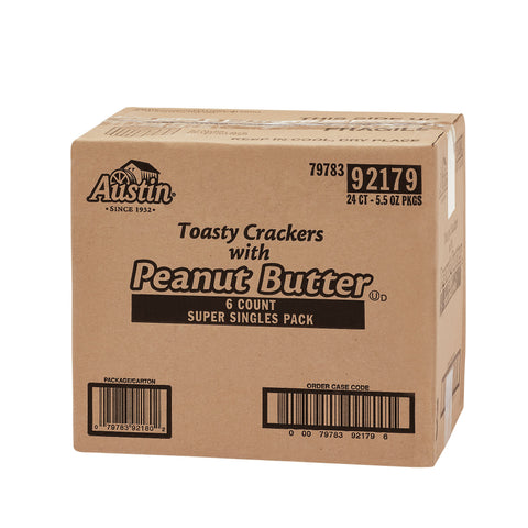 Cracker Sandwich Toasty Crackers With Peanut Butter