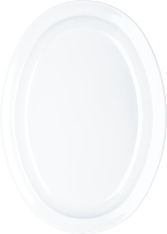 Carlisle PLATTER TRAY OVAL KINGLINE™ MELAMINE WHITE 13.5X9.75