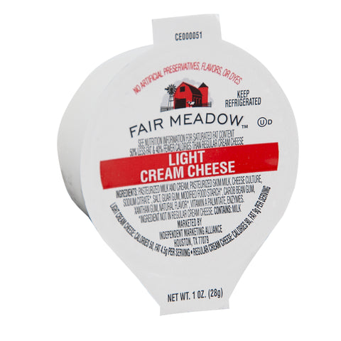 Fair Meadow CREAM CHEESE PLAIN LIGHT PORTION CUP
