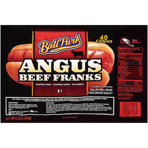 Ball Park® FRANK ALL BEEF ANGUS 8:LB 10000031808