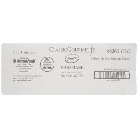 Ventura Foods Classic Gourmet Real Ham Base, 1 Pound -- 6 per case.