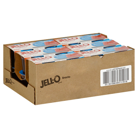 Jell-O GELATIN RASPBERRY SUGAR FREE SINGLE SERVE CUP REFRIGERATED