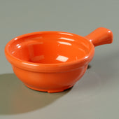 Carlisle BOWL SOUP HANDLED SUNSET ORANGE 4-5/8