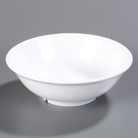 Carlisle BOWL SERVING FOOTED MELAMINE WHITE 36 OZ