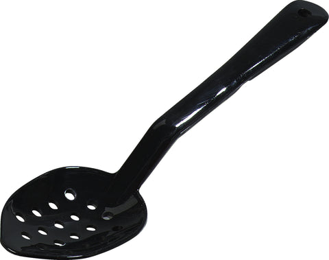 Carlisle SPOON SERVING PERFORATED PLASTIC BLACK 11