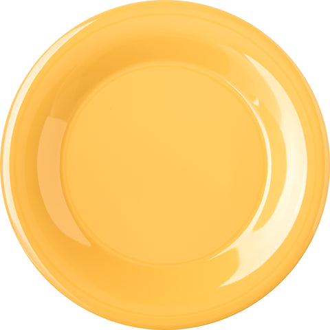 Carlisle PLATE DINNER WIDE RIM DURUS® MELAMINE HONEY YELLOW 9