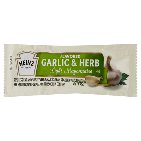 Heinz® MAYONNAISE GARLIC HERB SINGLE SERVE PACKET