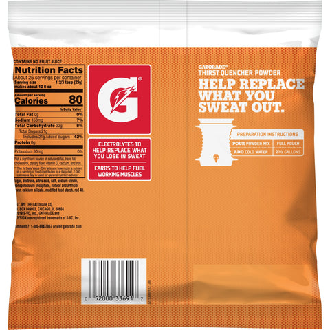 Gatorade DRINK MIX FRUIT PUNCH POWDER POUCH