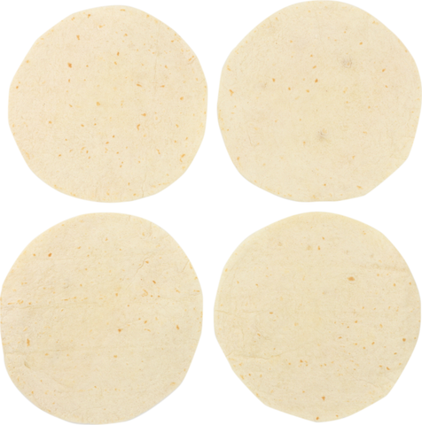 Tortilla Flour White Heat-pressed 6.25