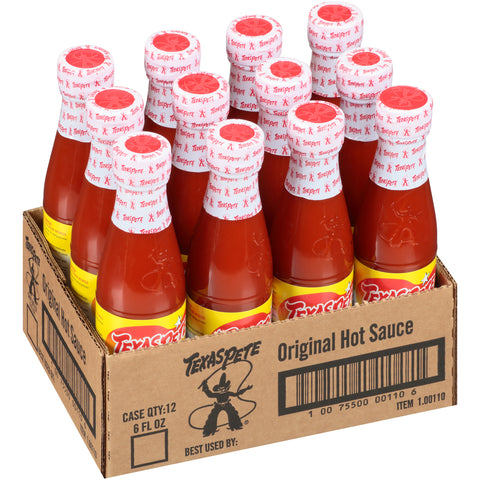 T W Garner Original Hot Sauce, 6 Ounce -- 12 per case.