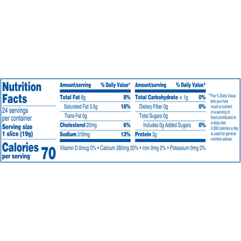 Kraft Deli Deluxe American Sliced Cheese, 16 Ounce -- 12 per case.