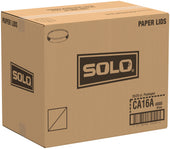 Lid Paper White Non-vented For Double Poly Paper Food Container