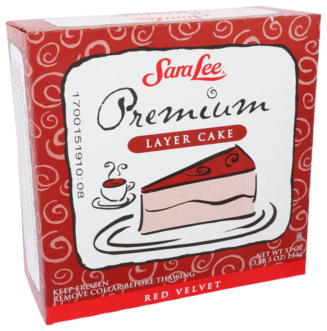 Sara Lee Red Velvet Layer Cake, 53 Ounce -- 4 per case.