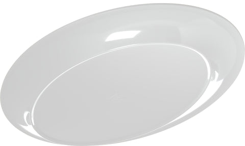 Carlisle PLATTER OVAL WIDE RIM DESIGNER DISPLAYWARE™ WHITE 21X15