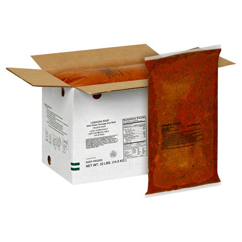 Quality Chef® SOUP LASAGNA READY TO USE COOK IN BAG FROZEN 624040