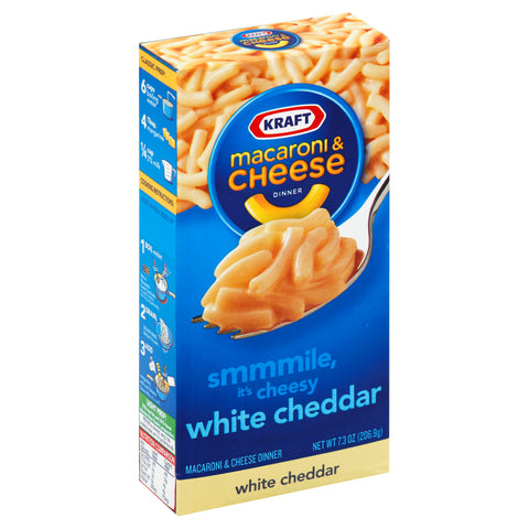 Kraft MACARONI & CHEESE WHITE CHEDDAR 468991