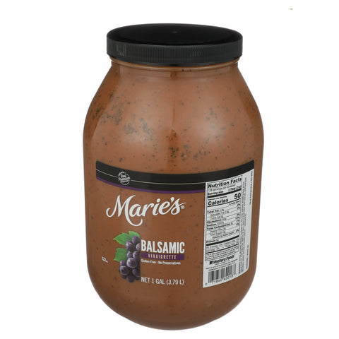 Maries Balsamic Vinaigrette Dressing, 1 Gallon Jar -- 2 per case