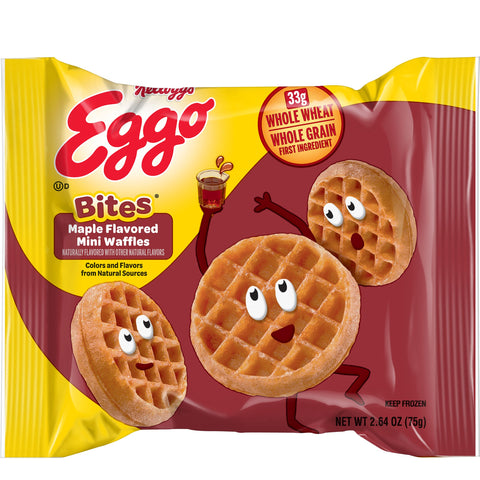 Eggo Bites Maple Mini Waffles, 2.64 Ounce -- 72 per case