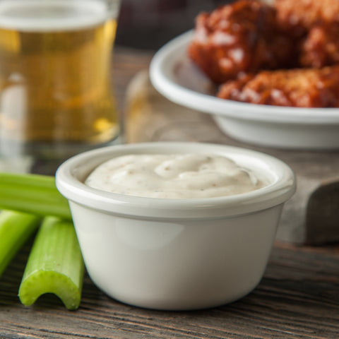 Carlisle RAMEKIN SMOOTH PLASTIC BONE 4 OZ