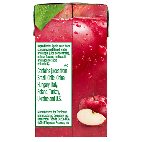 Tropicana JUICE APPLE 100% BOX