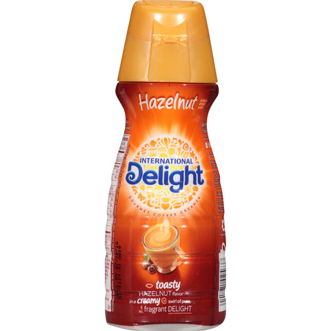 International Delight Hazelnut Coffee Creamer, 16 Fluid Ounce -- 6 per case.