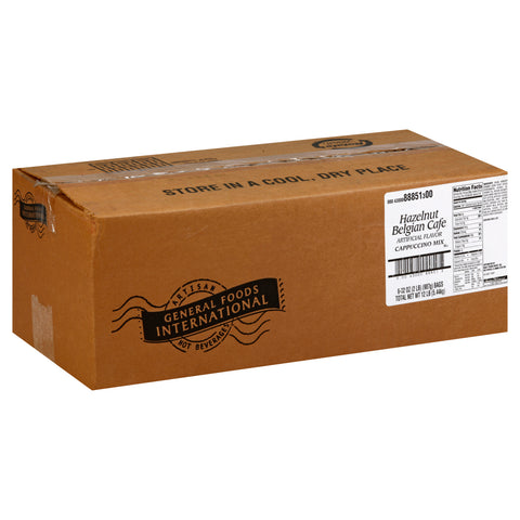 General Foods International Coffees (GFIC) CAPPUCCINO MIX HAZELNUT BELGIAN