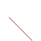 Solo® STRAW UNWRAPPED JUMBO WHITE W/ RED STRIPE 7.75