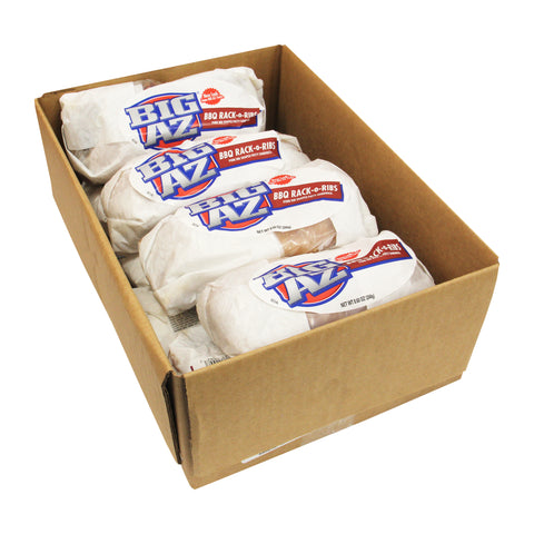 Advance Pierre Big Az Rack Oiled Ribs Barbecue Pork Sandwich, 8.6 Ounce -- 8 per case.