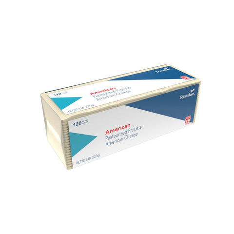 Schreiber CHEESE AMERICAN SLICED WHITE 120 CT