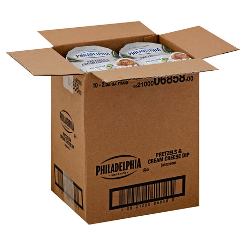 Philadelphia SNACK PRETZELS & JALAPENO CREAM CHEESE DIP