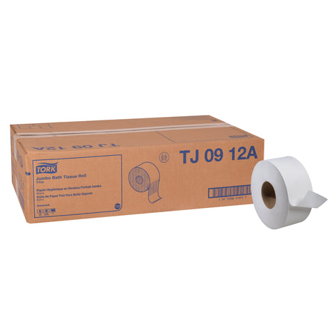 Tissue Bath Jumbo Roll White 1 Ply