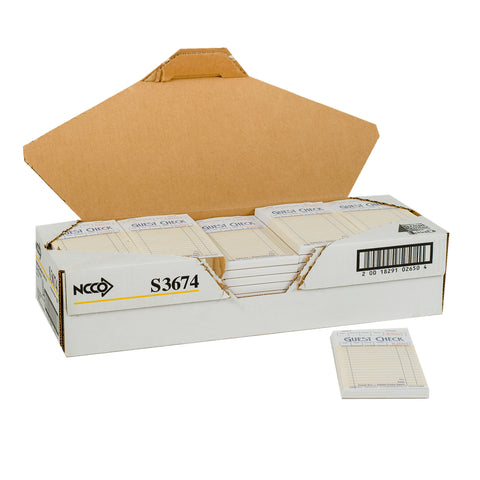 National Checking GUEST CHECK SALMON 1 PART 3.5X6.75