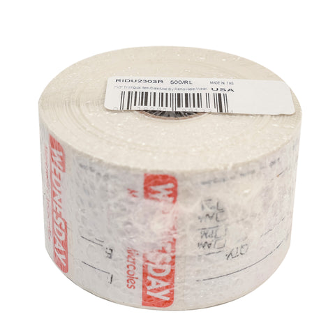 DateIt™ LABEL ITEM/DATE/USE BY REMOVABLE RED WEDNESDAY 2X3