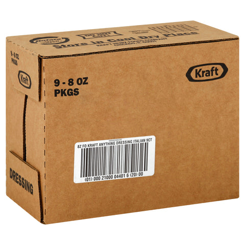 Kraft Zesty Italian Dressing, 8 Fluid Ounce -- 9 per case